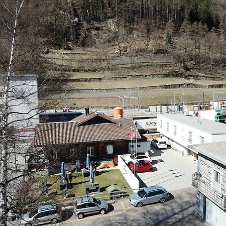 Ristorante Pensione Chalet Stazione Hotel Poschiavo Exterior photo